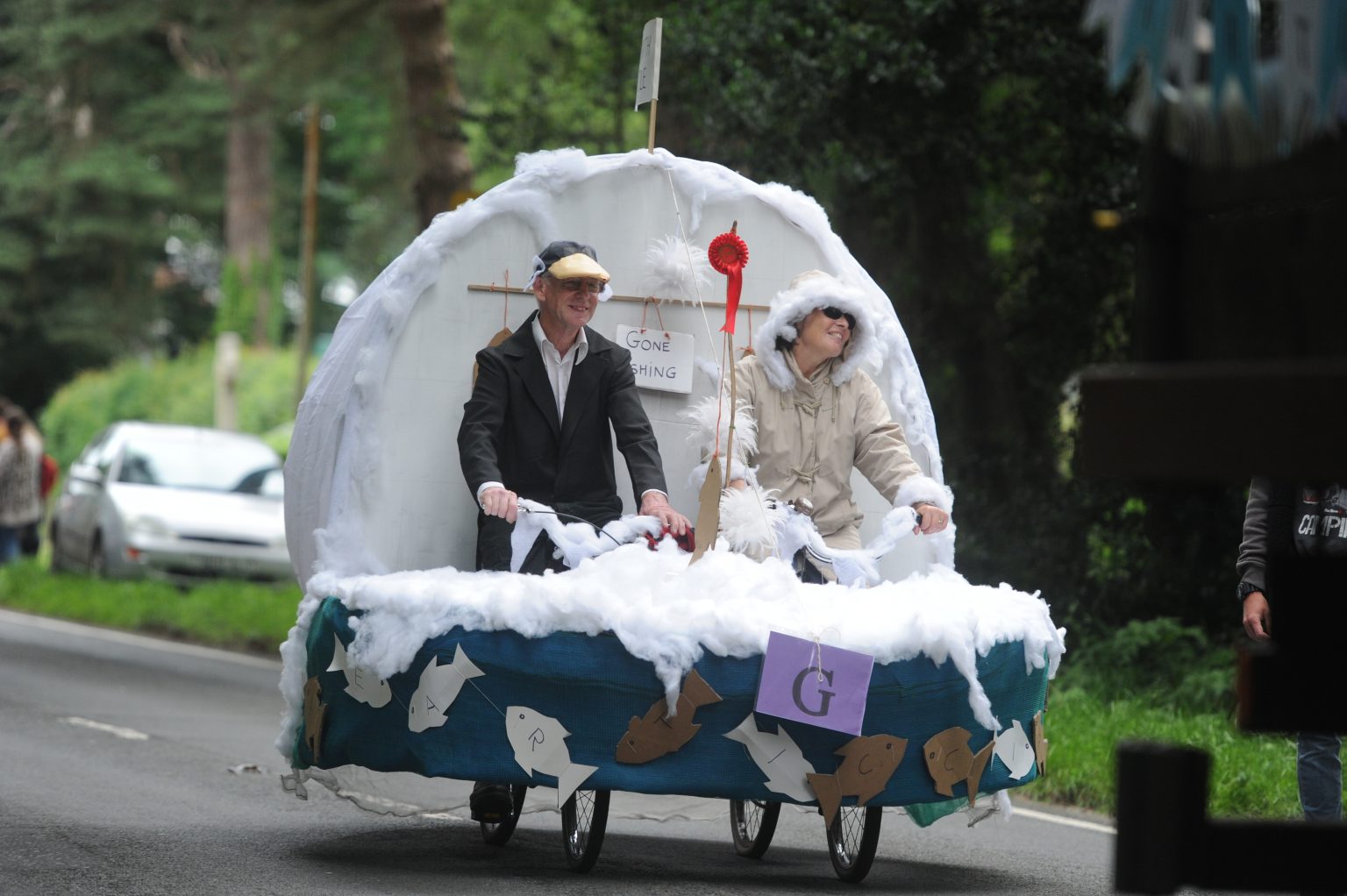 A cycle entry in the Copythorne Carnival
